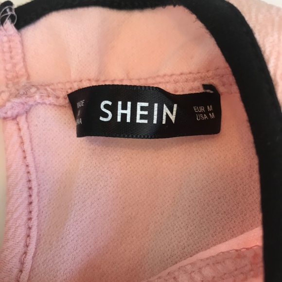 Pink long sleeve top with side lapels - Picture 7 of 8